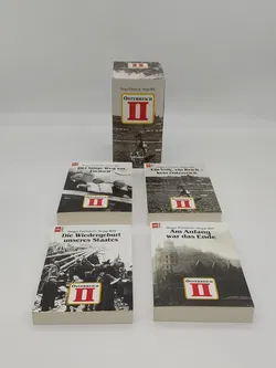 Österreich II. 4 Bände (Bd.1: Am Anfang war das Ende, Bd.2: Die Wiedergeburt unseres Staates, Bd.3: Ein Volk, ein Reich - kein Österreich, Bd.4: Der lange Weg zurück)-  Sepp Riff, Hugo, Portisch - Bild 1