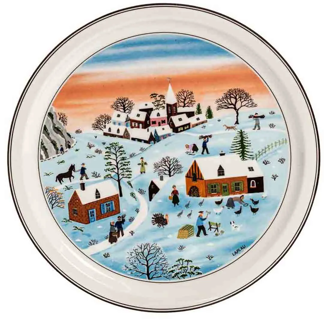 Villeroy & Boch „Die vier Jahreszeiten“ 4 Wandteller Gérard Laplau komplett Ø 23,5 cm – Bild 6