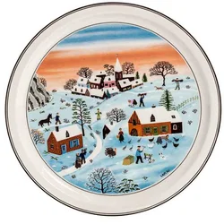 Villeroy & Boch „Die vier Jahreszeiten“ 4 Wandteller Gérard Laplau komplett Ø 23,5 cm – Vorschau 6