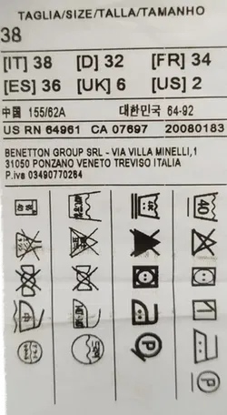 Benetton Damen Hose Gr. 32 - Bild 4