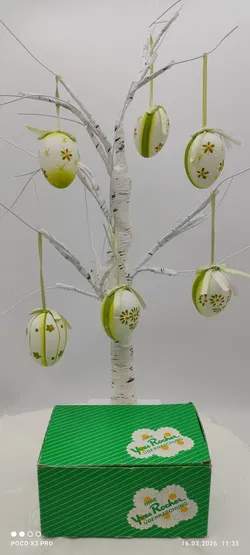 Ostereier 6er-Set Zum Aufhängen Yves Rocher | Ohne Baum - Bild 3