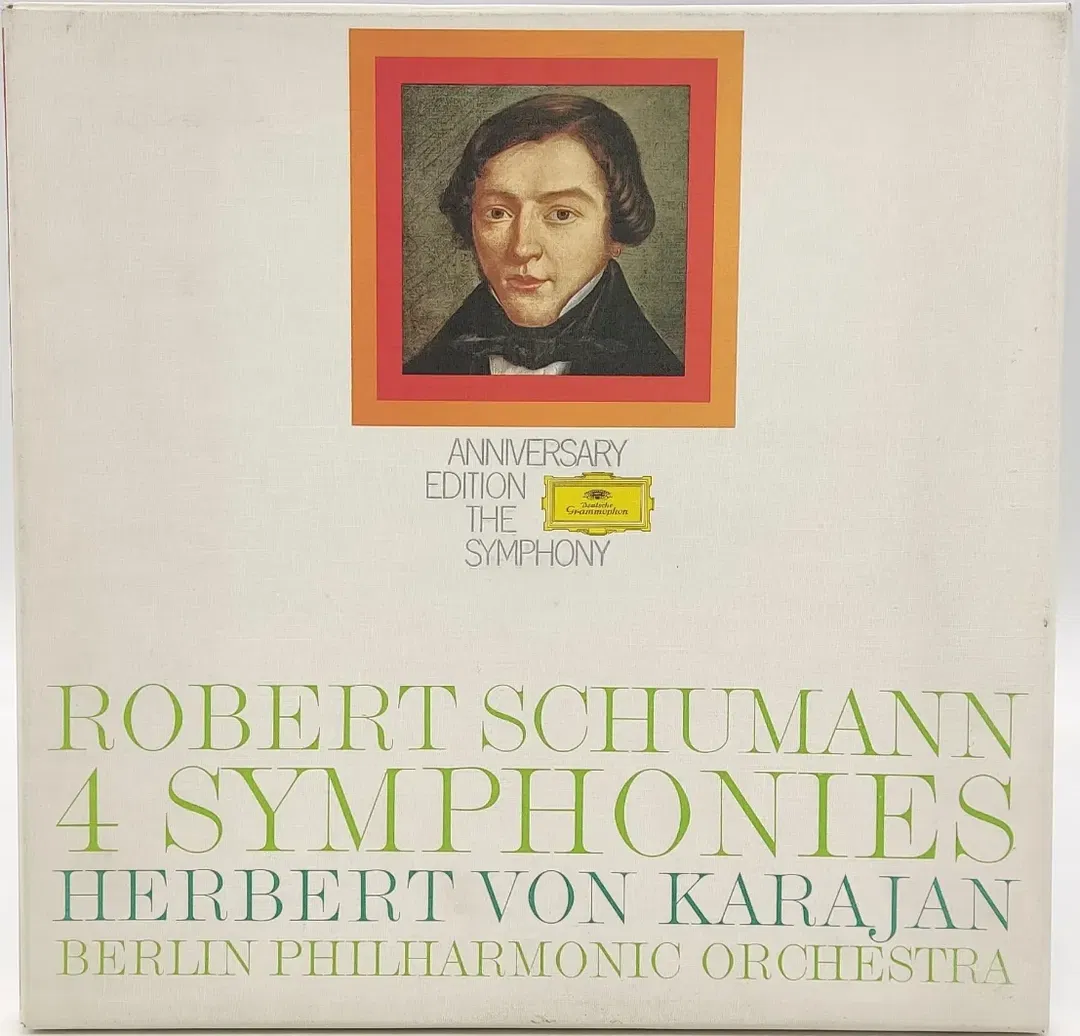 Vinyl 3 Stück Schallplatten  Herbert von Karajan dirigiert Robert Schuhmann 4 Symphonien - Bild 2