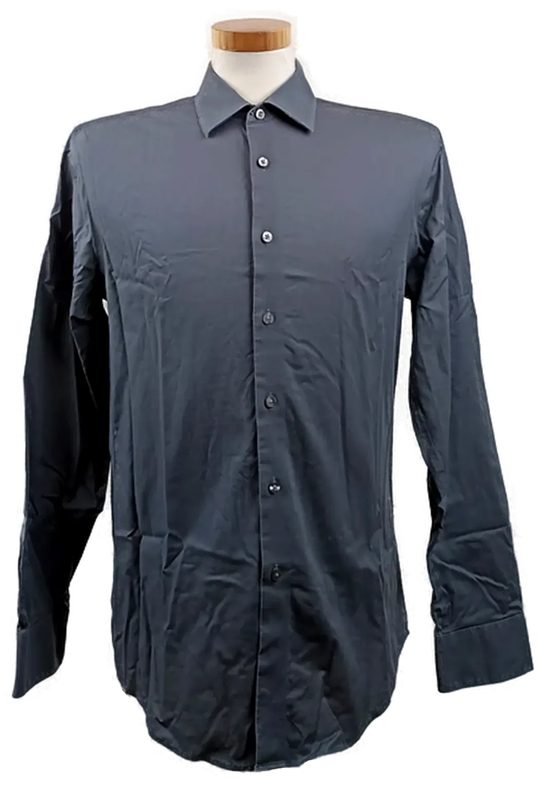 Calvin Klein Herren Hemd Slim Fit grau Gr. 39 1/2 - Bild 4