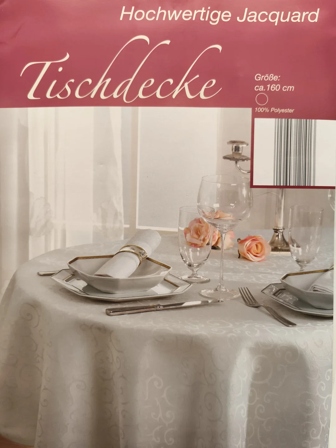 Hochwertige Tischdecke, Rund - Bild 4