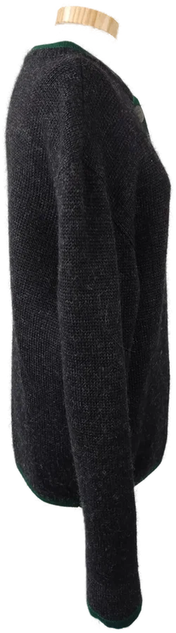 Damentrachtenweste grau/grün selbstgestrickt - XL - Bild 2