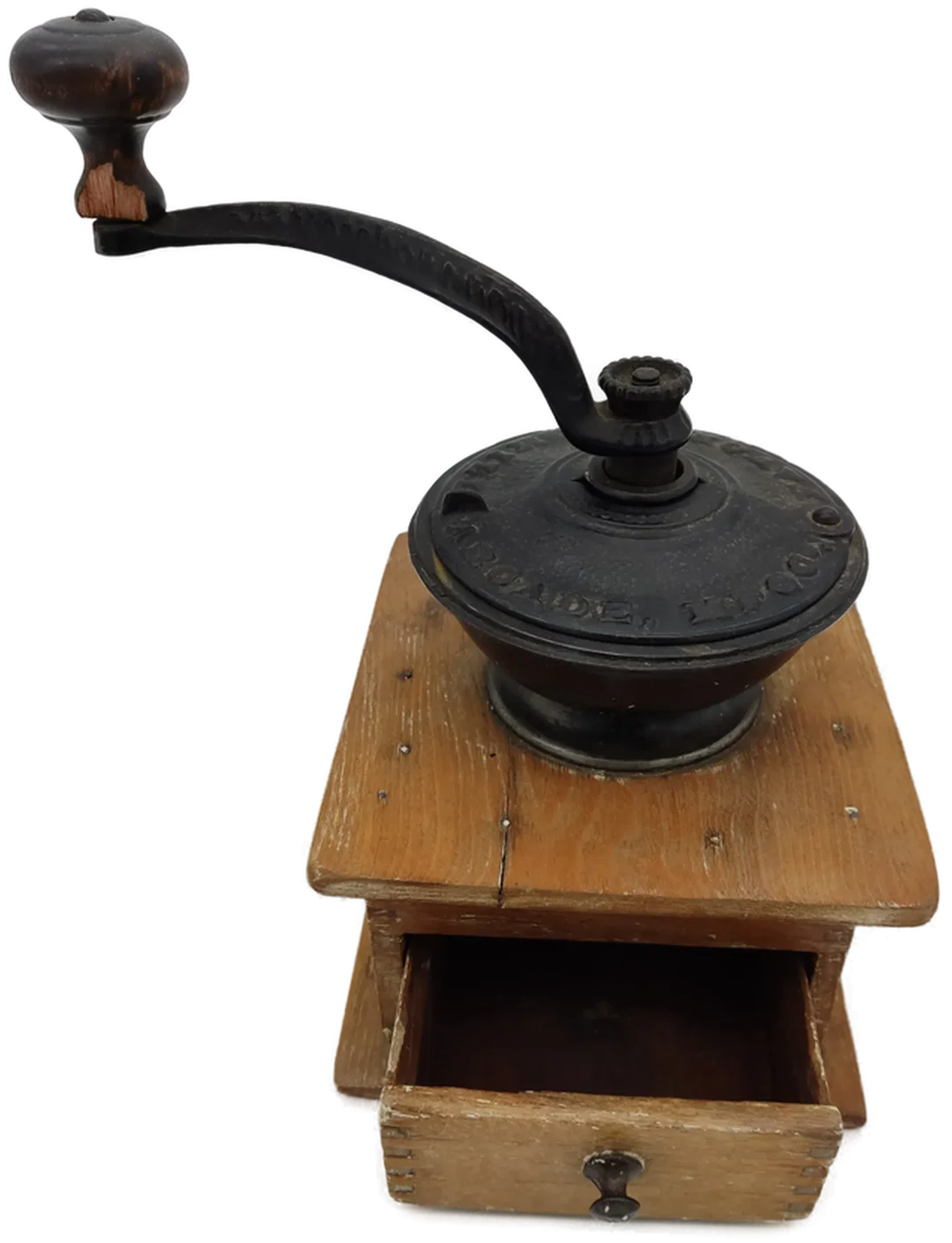Antike Kaffeemühle Holz | Arcade MFGC Rarität – Bild 2
