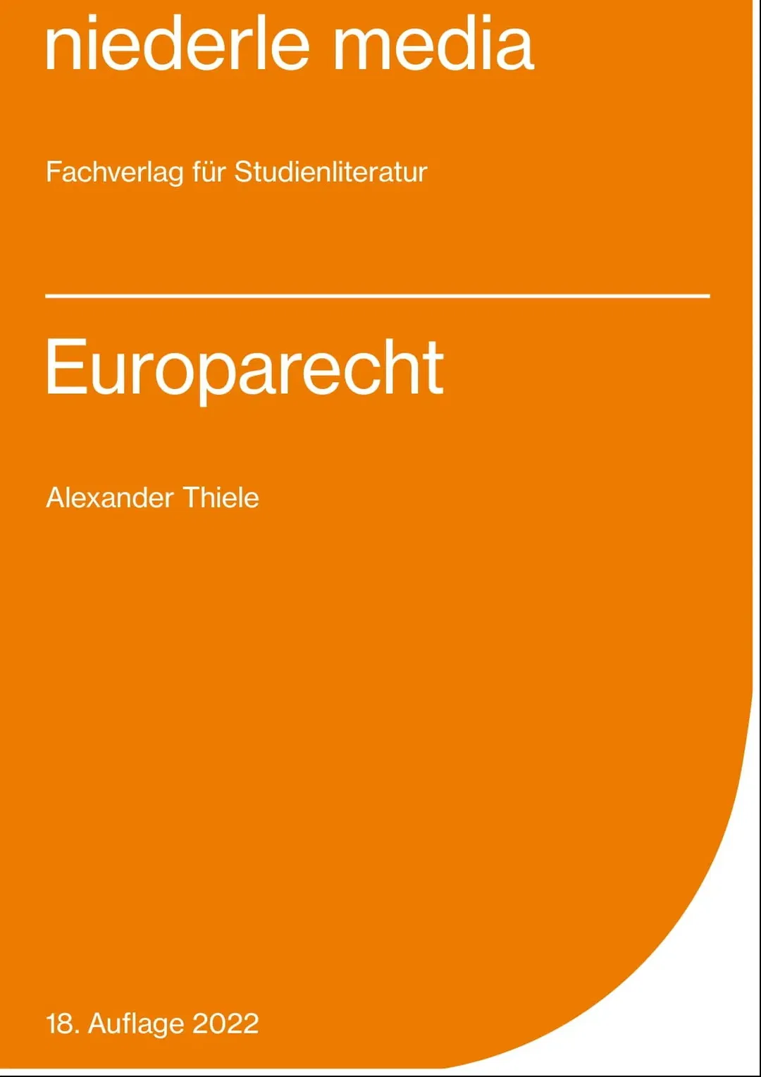 Europarecht - 2022 - Alexander Thiele - Bild 2