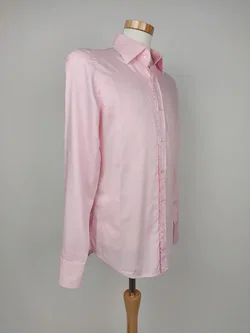 René Lezard Herren Hemd, rose - Gr. M  - Bild 2
