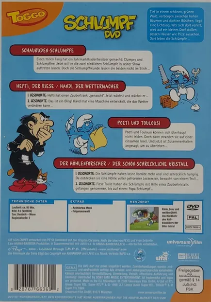 DVD Set "Die Schlümpfe" 5 DVDs – Bild 14