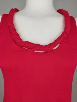 Calzedonia Damen Midikleid, rot - Gr. S - Bild 4