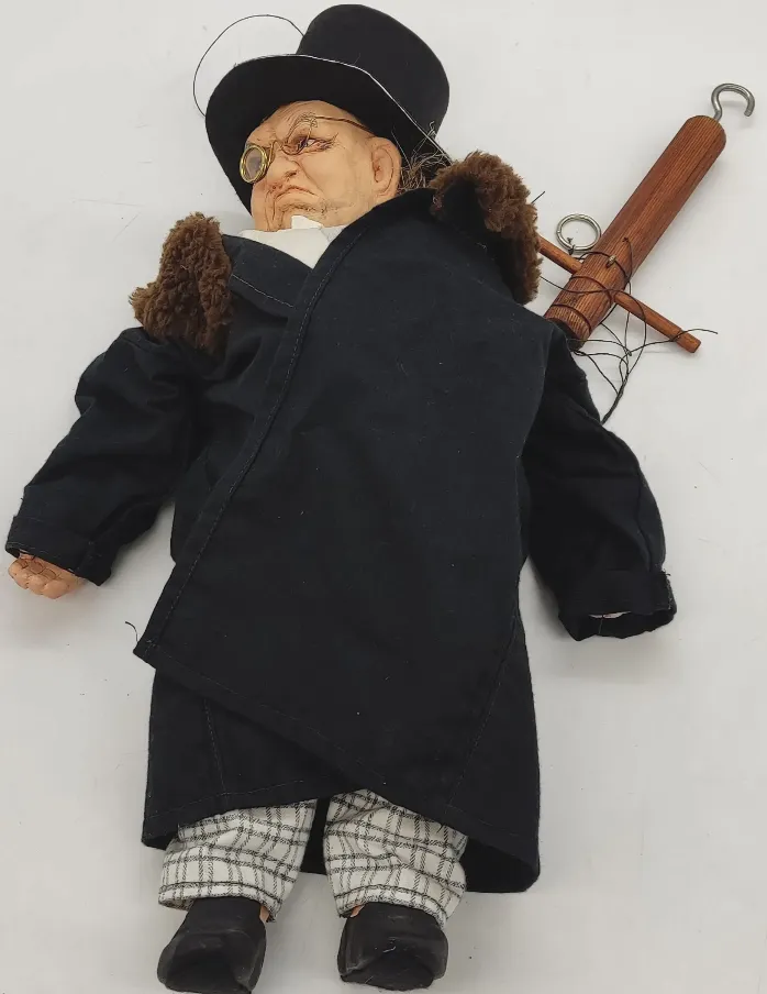 Bürgermeister Marionette aus dem Böhmisches Puppentheater Höhe ca 52cm – Bild 2