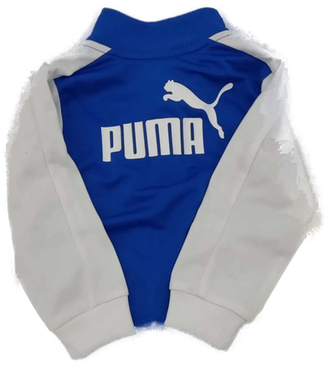 Puma Kinder Jacke blau/weiß Gr. 80 – Bild 4