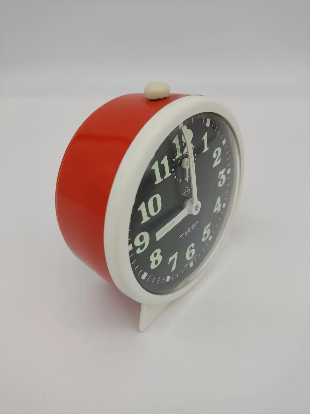 Vintage Wecker / Marke Peter - orange – Bild 2