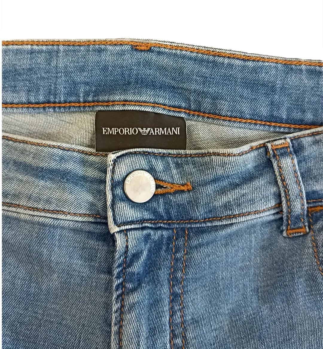 Emporio Armani Damen Jeans blau Gr. 31 – Bild 3