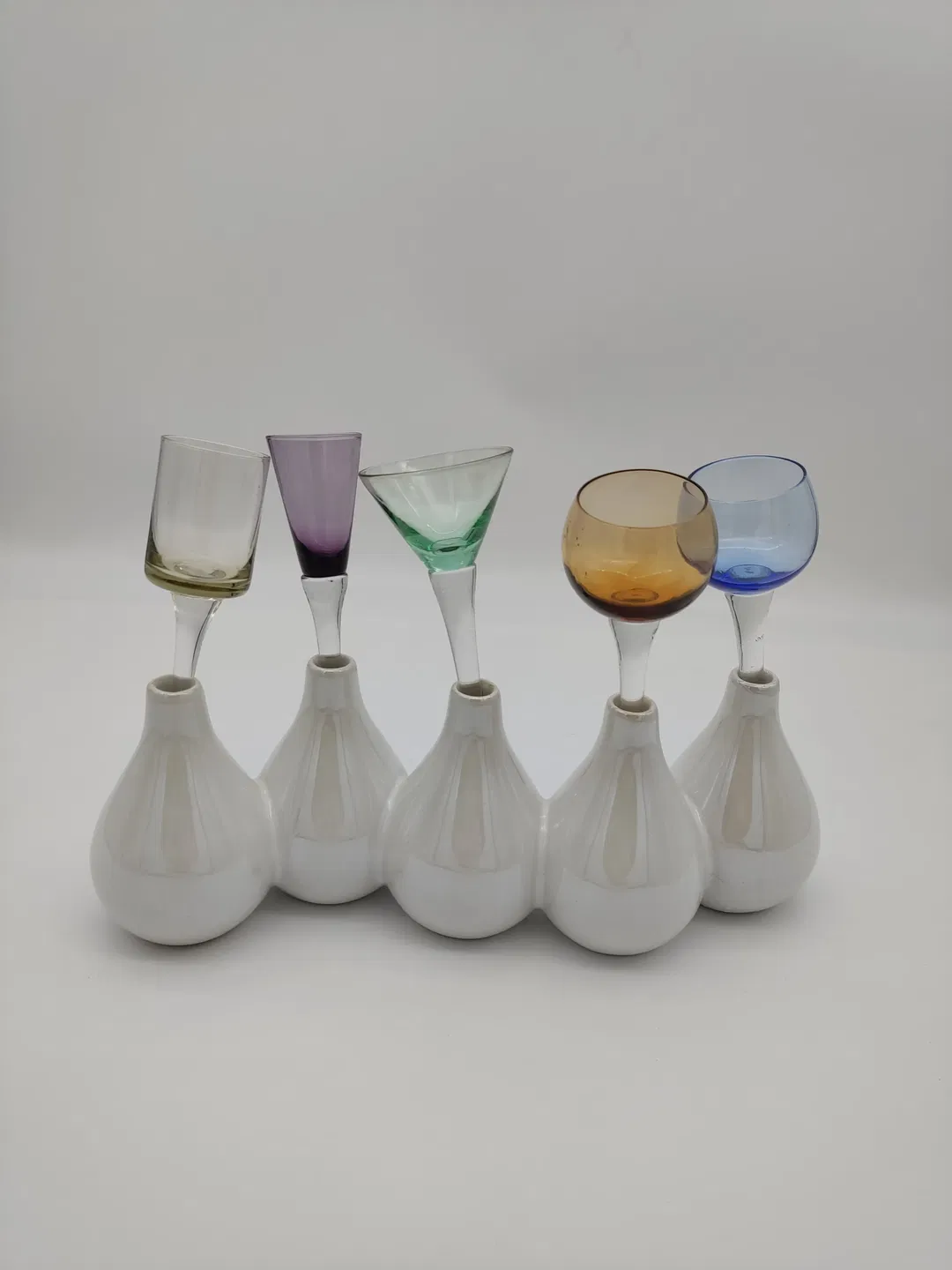 5 bunte Likör- Schnaps- Partygläser ohne Standfuß - Bild 4