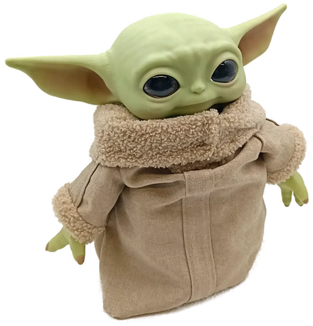 Mattel Star Wars Grogu Plüschfigur – "The Child" Baby Yoda Plüschfigur  – Bild 1