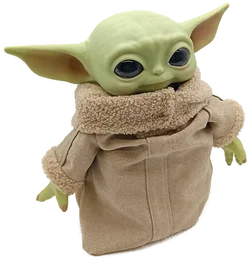 Mattel Star Wars Grogu Plüschfigur – "The Child" Baby Yoda Plüschfigur 