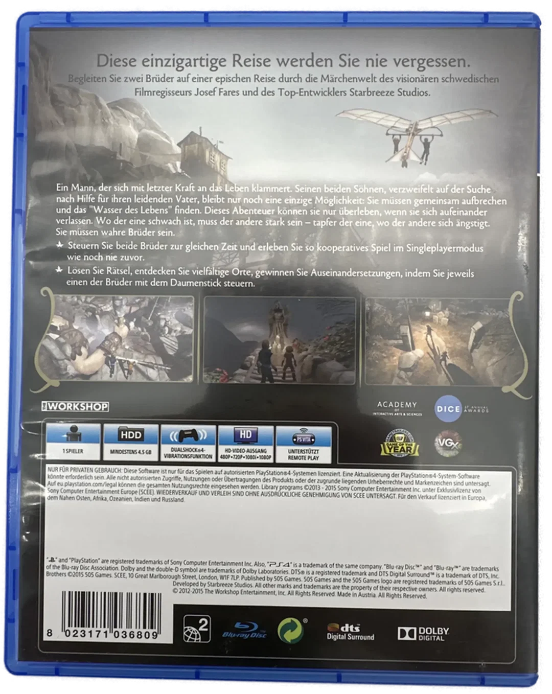 PS4 - Brothers - a Tale of Two Sons – Bild 2