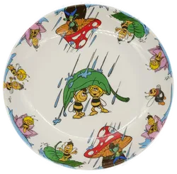 Biene Maja Porzellan-Set Schale ∅ ca 16cm + Teller  ∅ ca 20cm - Bild 4