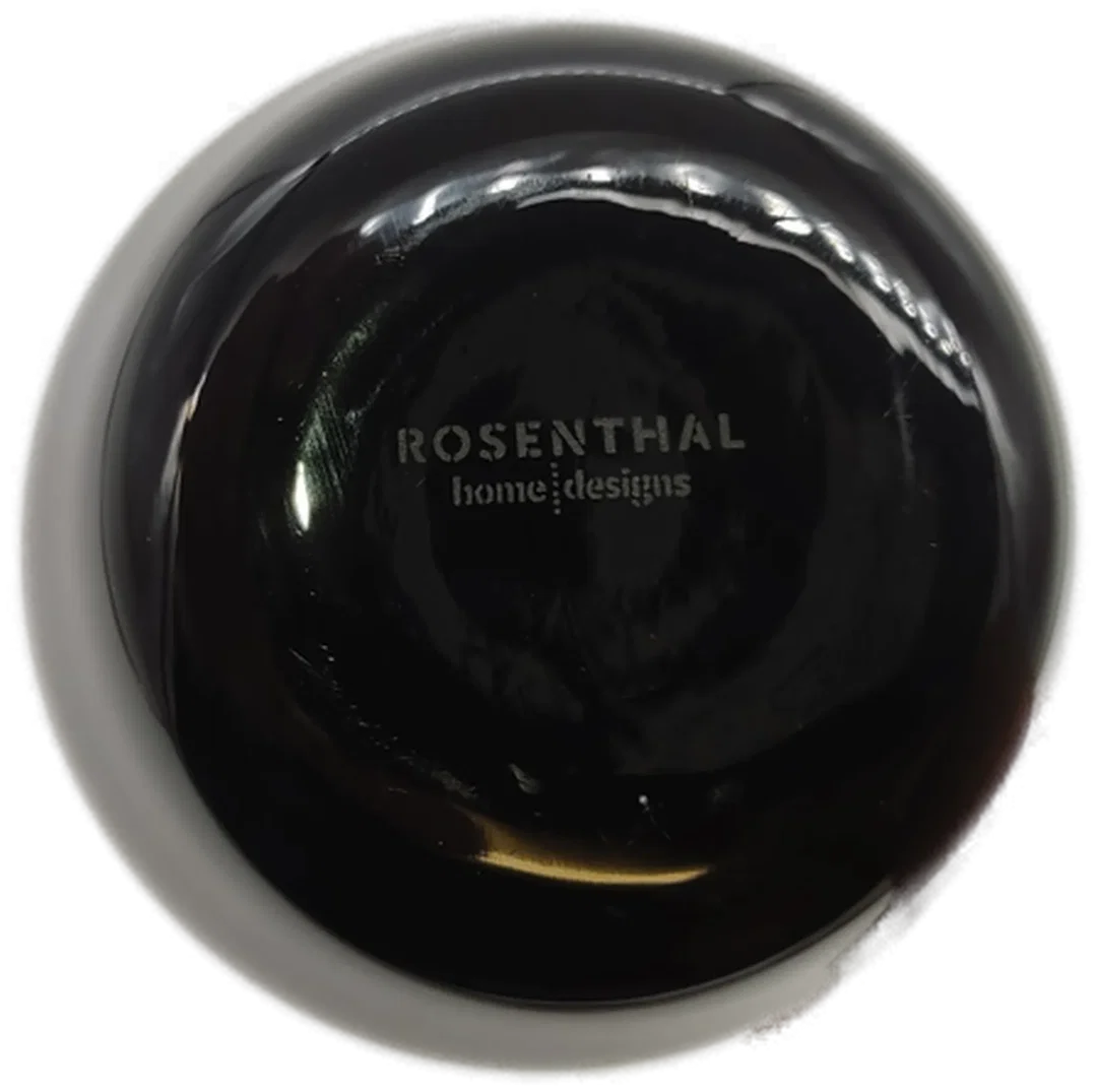 Rosenthal Vase schwarz aus Opalglas Home Design Höhe ca 25cm – Bild 6