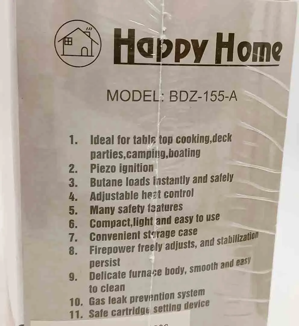 Happy Home BDZ-155A Gaskocher, tragbar, OVP – Bild 3