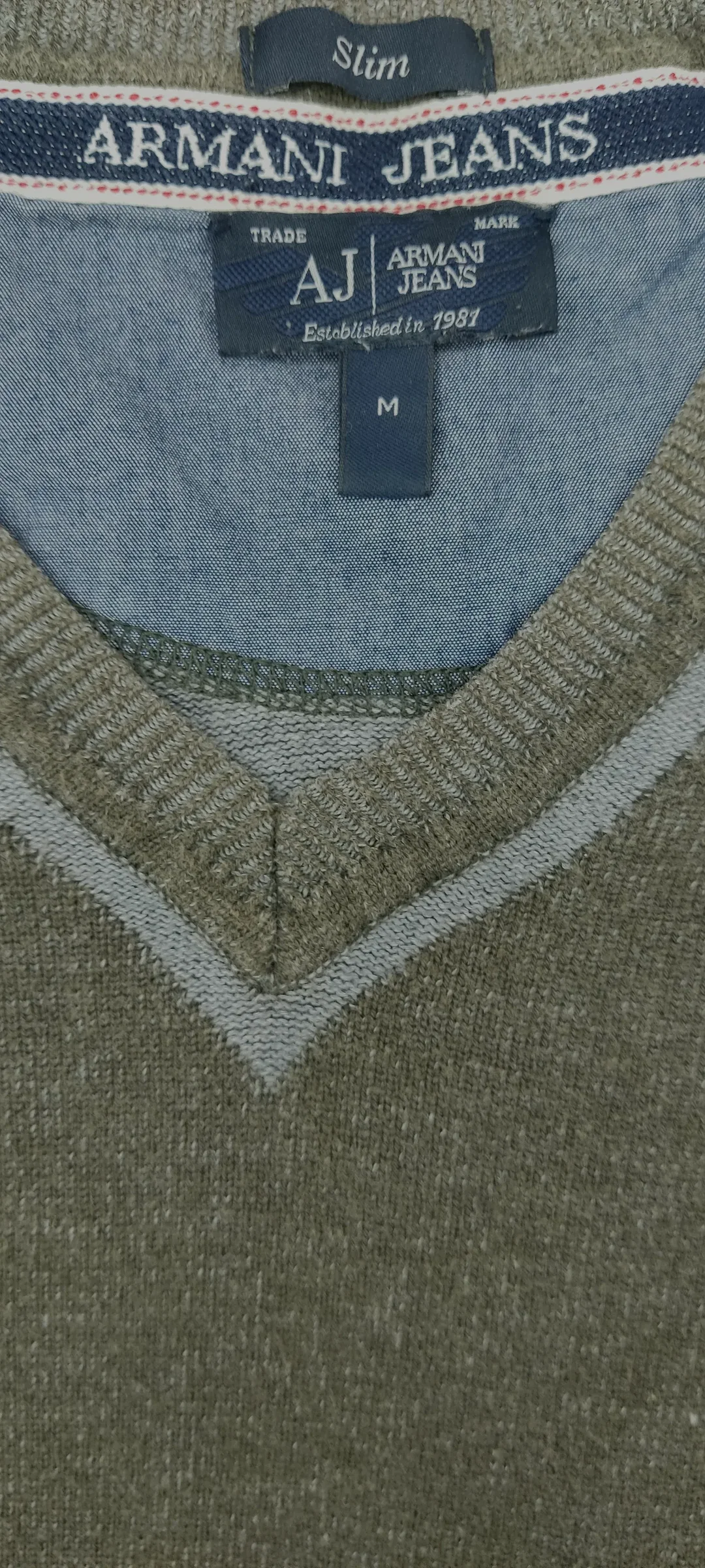 Armani Herren Pullover grün Gr. M – Bild 4