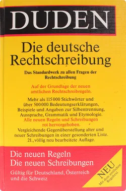 Buch Duden – Die deutsche Rechtschreibung, 21. Auflage (1996), Hardcover - Bild 1