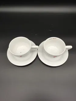 2 Stück Große Julius Meindl-Kaffeetassen mit Untertassen / Durchmesser 10,5 cm - Bild 4