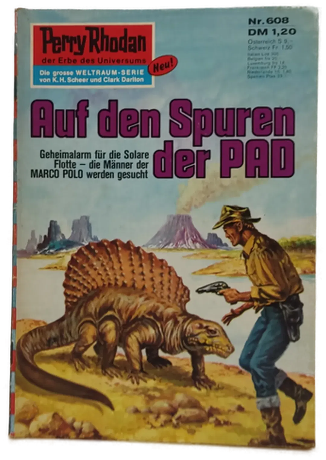Romanheft Perry Rhodan Auf der Spuren der PAD Erstauflage Nr.608 - Bild 2