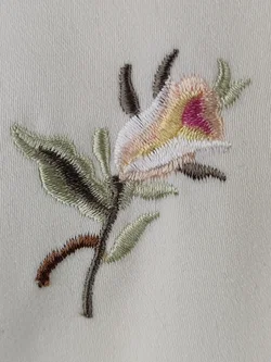 Damen Blazer Sommerjacke - geblümt, weiß - Gr. 50  - Bild 4