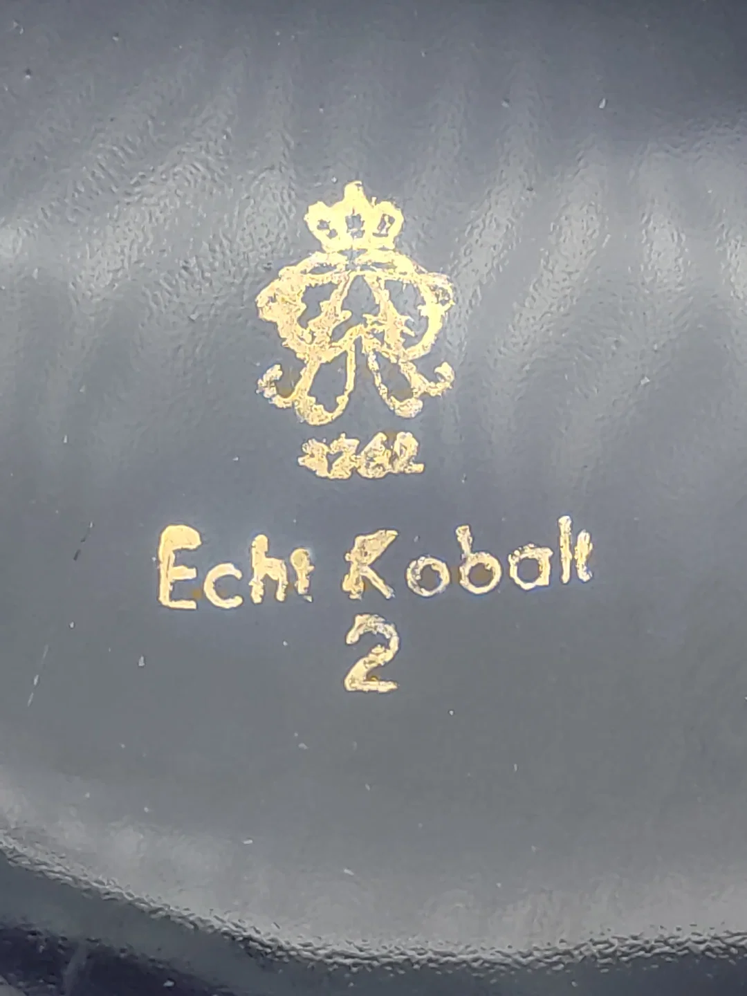 Porzellan Zuckerdose Echt Kobalt & Gold  | Aus Thüringischen Manufaktur – Bild 10