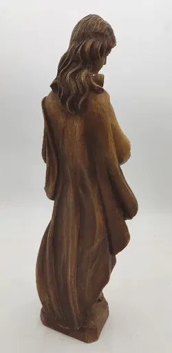 Heilige Elisabeth Statue aus Holz - Bild 3