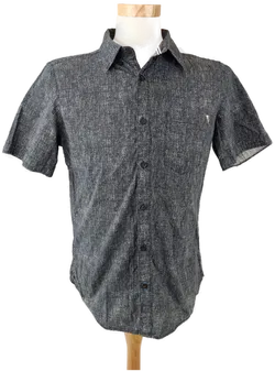s.Oliver Herrenhemd grau, schwarz - M (Slim fit) - Bild 1