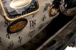 POMPÖÖS by Harald Glööckler Handtasche, schwarz, 36×32 cm - Bild 4