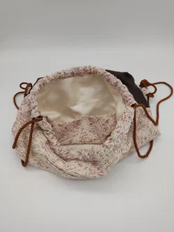 Handgefertigte Tragtasche/Rucksack aus Stoff - Bild 3