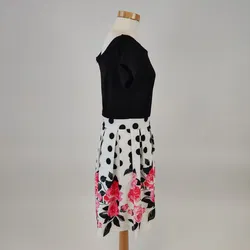 Damenkleid, mehrfarbig - Gr. L/40 - Bild 2