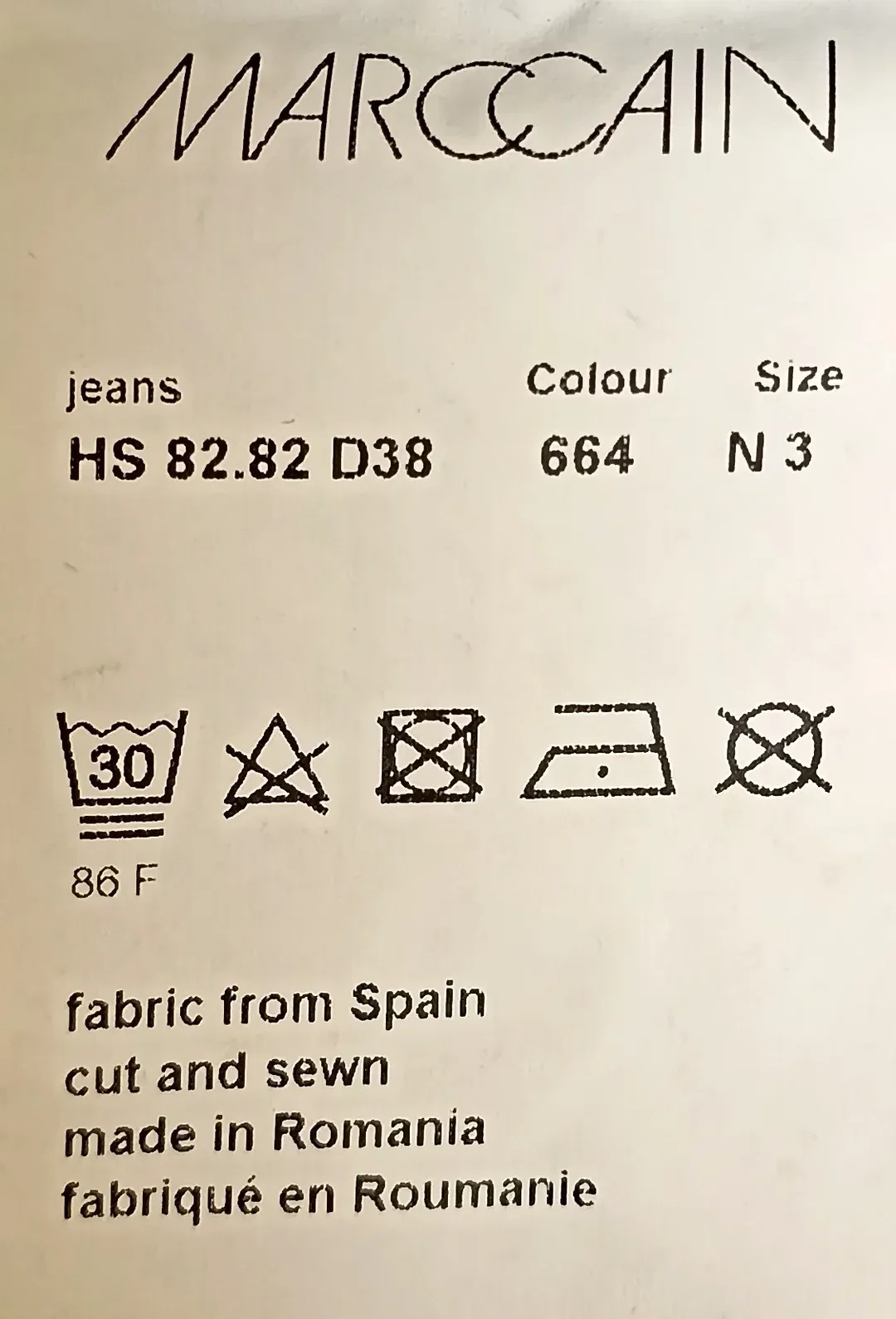 Marc Cain Damen Jeans braun Gr. M – Bild 5