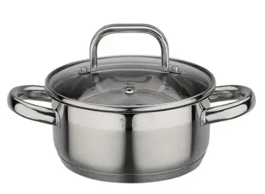 Fogo 16 GWS Bratentopf mit Glasdeckel 18/8, Induktionsgeeignet - Bild 1