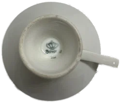 Vintage Sammeltasse Blume 11 cm Durchmesser - Hochwertige Deko-Rarität – Vorschau 2