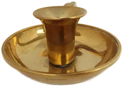 Kerzenständer Messing mit Tragegriff - Bild 2