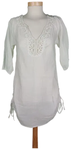 ESMARA Damen Longbluse weiß - S/36 - Bild 1