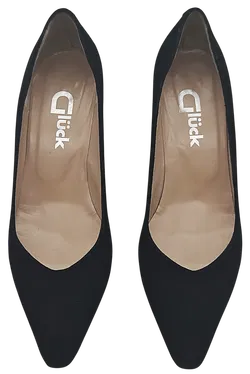 Glück Damen Lederpumps, schwarz - Gr. 37 - Bild 3