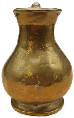 Vintage Messing-Krug mit Henkel 1,7 kg – Vorschau 5