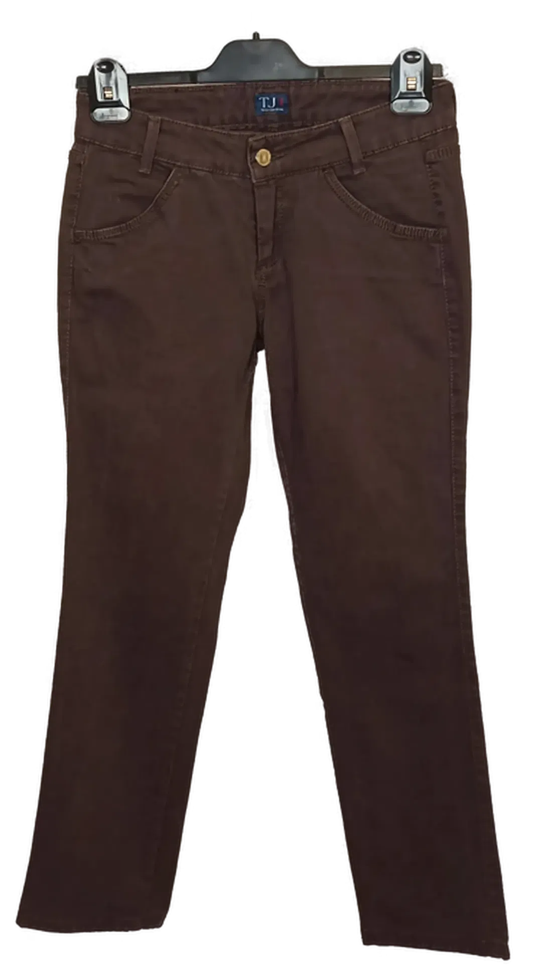 Trussardi Jeans Damen Jeans dunkelbraun Gr. UK 27 - Bild 1