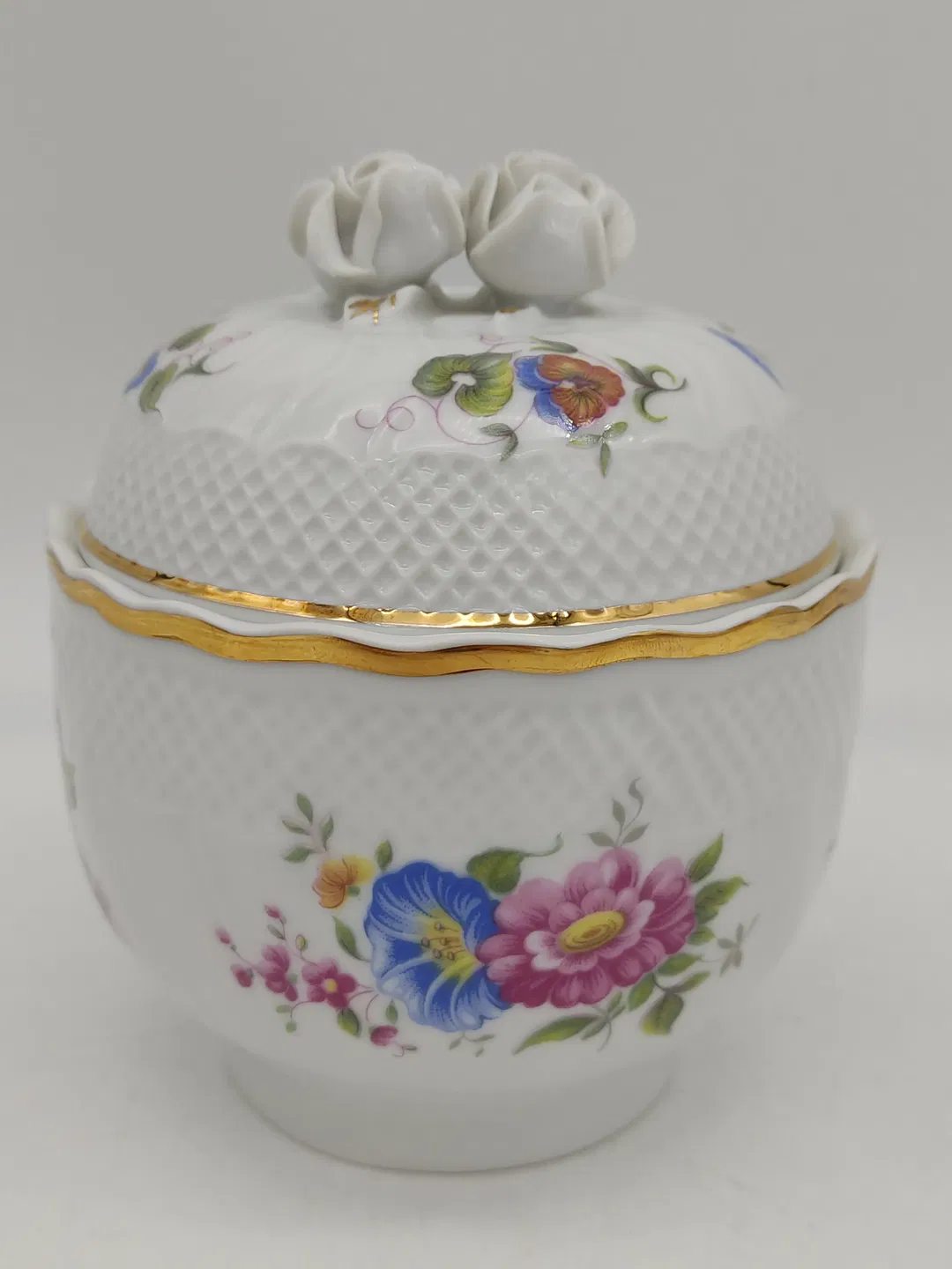 Hollohaza Hungary Deckeldose - Bild 1