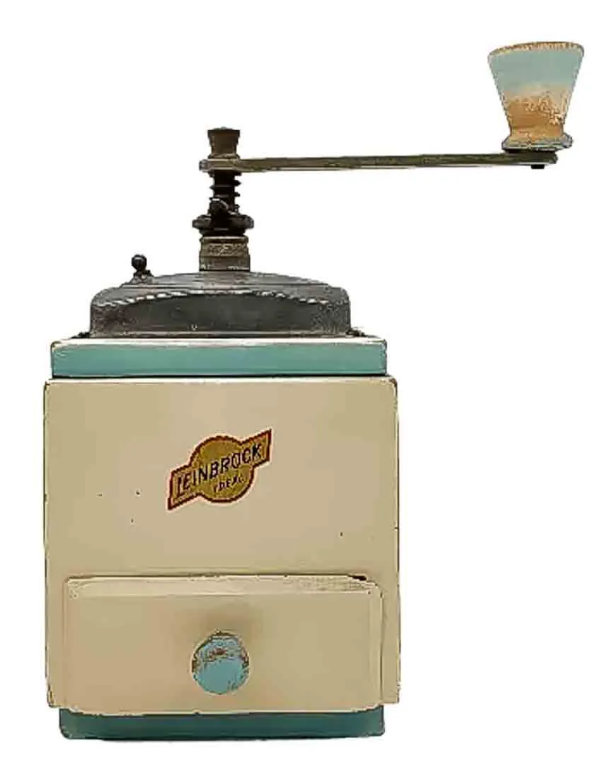 Leinbrock Ideal Vintage Kaffeemühle in Beige/Hellblau - Bild 2
