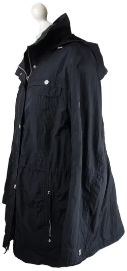 Damen Übergangsjacke mit abnehmbarer Kapuze Lebek Polyester Gr.48 | Zeitloser Klassiker - Bild 2