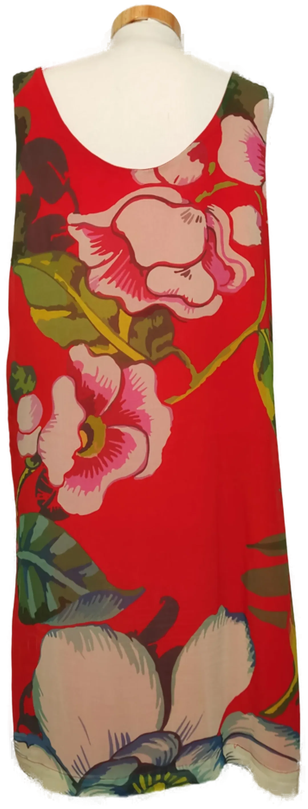 Desigual Damen Kleid rot/bunt Gr. 44 – Bild 4
