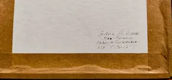 Original Radierung Stadtansicht Galerie G. Egeier im Rahmen 22x19 cm - Bild 2
