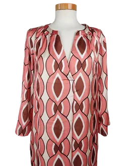 biancoghiaccio Damen Midikleid, multicolor - Gr. XXL  - Bild 4